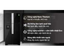 Tủ lạnh Hitachi Inverter 540 lít Multi Door R-FW690PGV7 GBK 