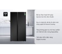 Tủ lạnh Samsung Inverter 655 lít Side by Side RS62R5001B4/SV