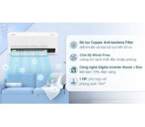 Máy lạnh Samsung Wind-Free Inverter 1 HP AR10CYFAAWKNSV