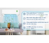 Máy lạnh Panasonic Inverter 1.5 HP CU/CS-U12ZKH-8