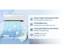 Máy lạnh Samsung Wind-Free Inverter 1.5 HP AR13CYFAAWKNSV