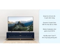 Smart Tivi Samsung 4K Crystal UHD 43 inch UA43AU7700