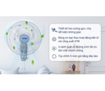 Quạt treo tường Senko 3 cánh TC1626 47W