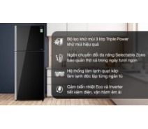 Tủ lạnh Hitachi Inverter 366 lít R-FVX480PGV9 GBK 