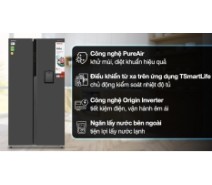 Tủ lạnh Toshiba Inverter 596 lít Side By Side GR-RS775WI-PMV(06)-MG