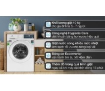 Máy giặt Electrolux UltimateCare 300 Inverter 10 kg EWF1024D3WB