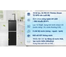 Máy lọc nước RO nóng nguội lạnh Toshiba TWP-W2396SVN(M) 10 lõi