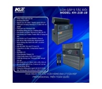 Loa 5 tấc đôi gập sử dụng bình 