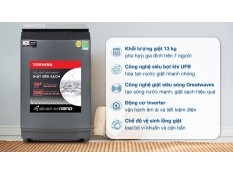 Máy giặt Toshiba Inverter 13 kg AW-DUM1400LV (MK)