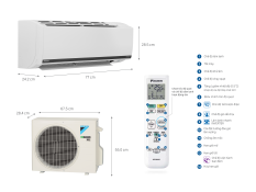 Điều Hòa Daikin Inverter FTKB35YVMV - 1.5HP