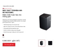 MÁY GIẶT TOSHIBA AW-M1100JV(MK) 10kg