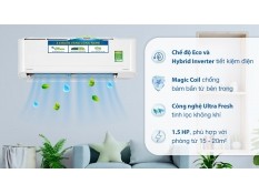 Máy lạnh Toshiba 1.5 HP Inverter RAS-H13S4KCV2G