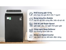 Máy giặt Samsung Inverter 12 kg WA12CG5745BVSV