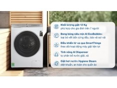 Máy giặt Samsung AI Ecobubble+ Inverter 12 kg WW12CGP44DSHSV