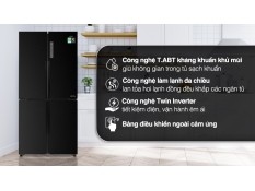 Tủ lạnh Aqua Inverter 456 lít Multi Door AQR-M525XA(FB)
