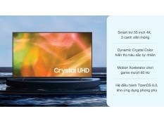 Smart Tivi Samsung 4K Crystal UHD 55 inch UA55AU7700