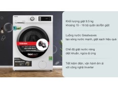 Máy giặt Toshiba Inverter 9.5 Kg TW-BK105S2V(WS)