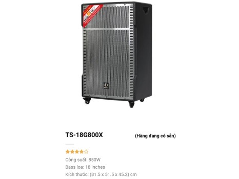 Loa di động DALTON 5 tấc model 18G800X