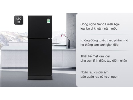 Tủ lạnh Aqua 130 lít AQR-T150FA(BS)