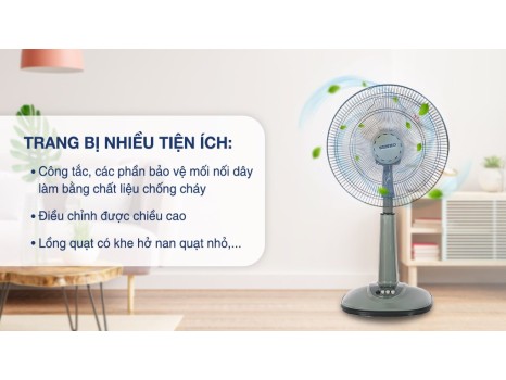 Quạt lửng Senko 3 cánh L1638 47W