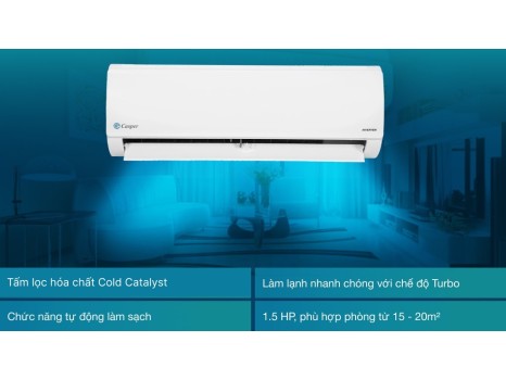Máy lạnh Casper Inverter 1.5 HP TC - 12IS36
