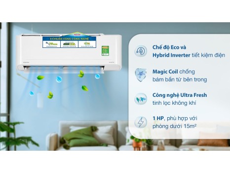 Máy lạnh Toshiba 1 HP Inverter RAS-H10S4KCV2G