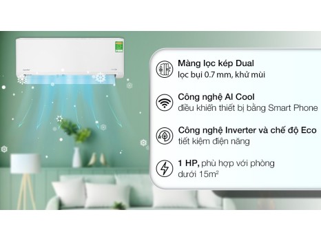 Máy lạnh Comfee Inverter 1 HP CFS-10VDGF-V