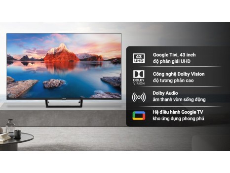 Google Tivi Xiaomi A Pro 4K 43 inch L43M8-A2SEA